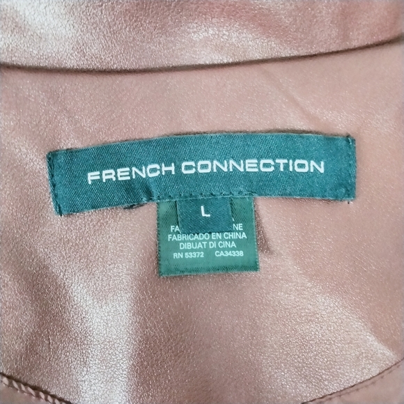 French Connection Jacket L Quilted Back J - Picture 5 of 7